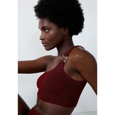 Brassière asymétrique haut de maillot en matière extensible ONESIZE BY ETA ETAM