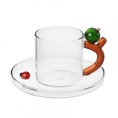 Tasse à café et soucoupe Pomme ICHENDORF