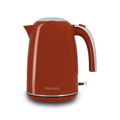 Bouilloire électrique 1,7L en acier inoxydable, RETRO MENASTYL