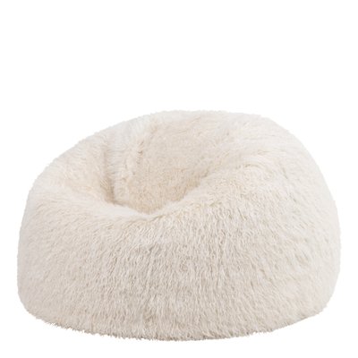 Pouf classique imitation fourrure mongole Oeko-Tex® ICON