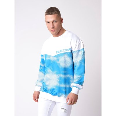 Sweat col rond impression nuage PROJECT X