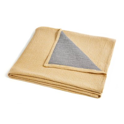 Plaid gaze de coton DUETTO BLANC DES VOSGES