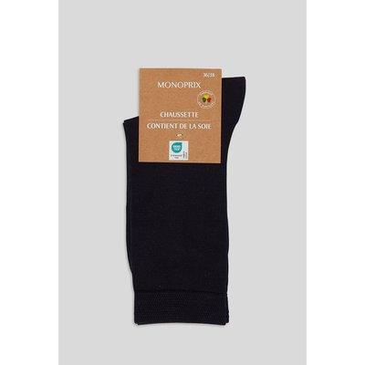 Chaussettes en soie MONOPRIX