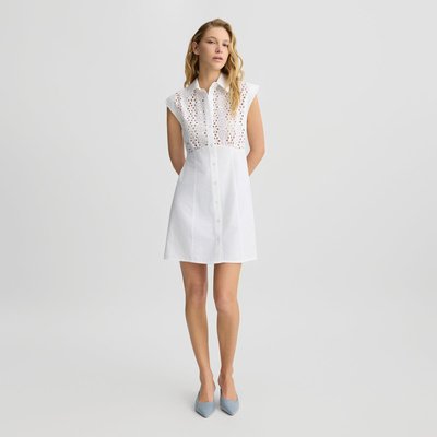 Robe chemisier en broderie anglaise LIU JO