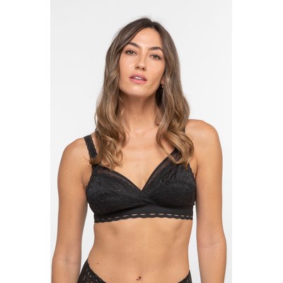 Soutien-gorge en dentelle sans armature Cœur Croisé Féminin Recyclé PLAYTEX