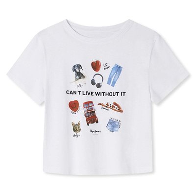 T-Shirt À Coupe Décontractée Avec Imprimé PEPE JEANS