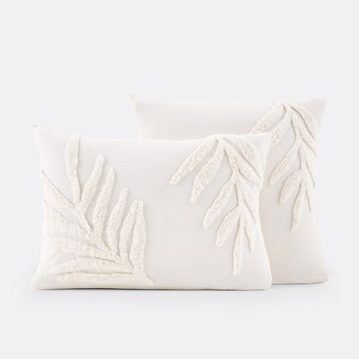 Jobe Tufted Palm 100% Cotton Pillowcase LA REDOUTE INTERIEURS