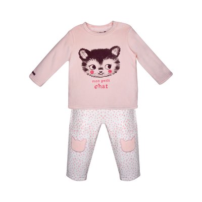 Pyjama 2 pieces figue velours rase SUCRE D'ORGE