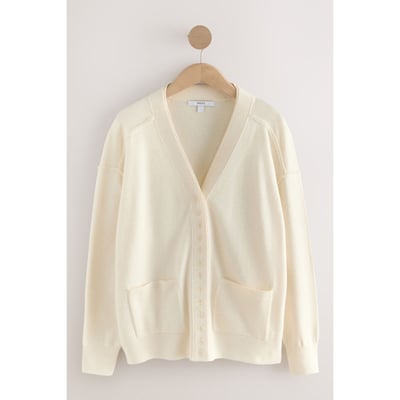 Cardigan ultra-doux à col v et poches NEXT