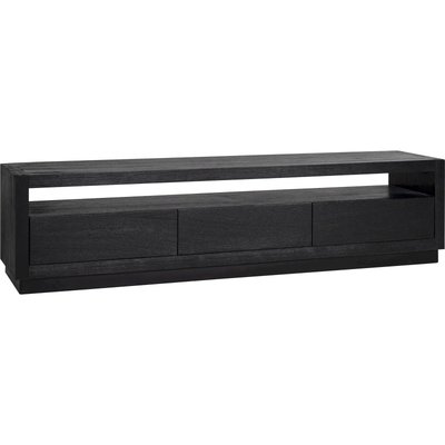 Meuble TV placage chêne, 3 tiroirs, Oakura RECOLLECTION