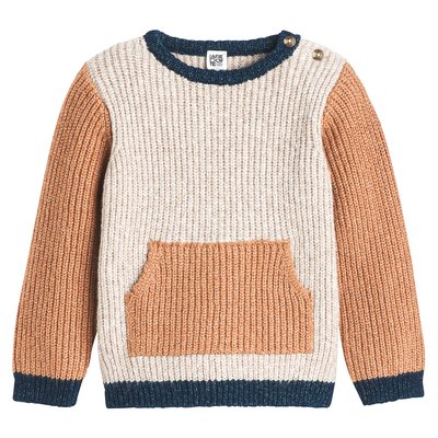 Chunky Knit Jumper/Sweater with Crew Neck LA REDOUTE COLLECTIONS