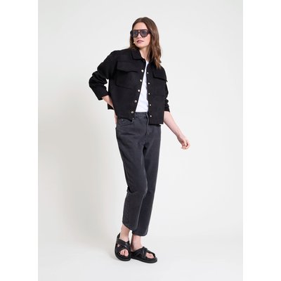 Veste courte en suédine IRIS NAF NAF