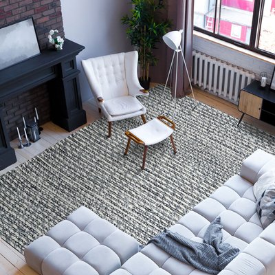 Tapis en laine et viscose THE DECO FACTORY