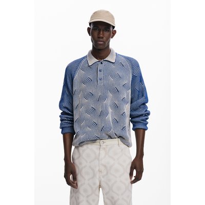 Polo en maille chinée DESIGUAL