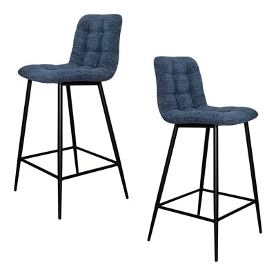 Chaise de bar en tissu (lot de 2) LOMBARDIE PIER IMPORT