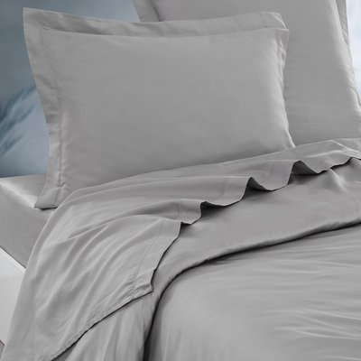 Drap plat en satin de coton 120 fils VERSAILLES UNI SENSEI MAISON