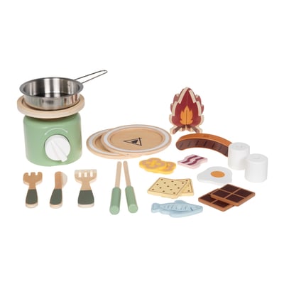 Jouet set repas camping en bois FSC AMADEUS LES PETITS