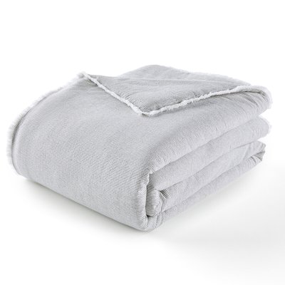 Couvre lit coton lin, matelassé, Celtina LA REDOUTE INTERIEURS