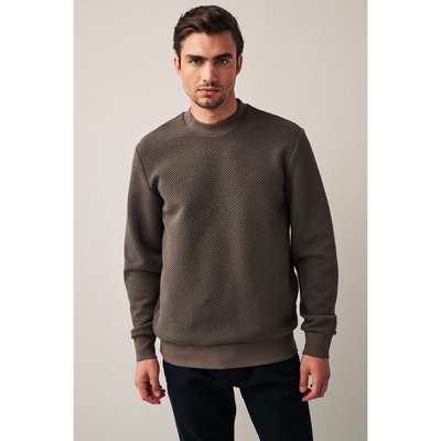 Sweat ras du cou texturé haut de gamme NEXT