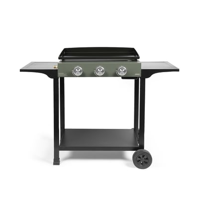 Plancha gaz 3 brûleurs sur chariot LIVOO