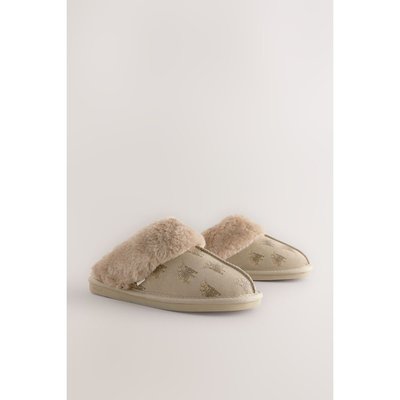 Chaussons mules en daim NEXT