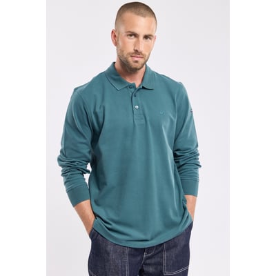 Polo manches longues en coton piqué ARMOR-LUX