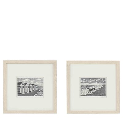 Set of 2 Tidal Tales I Framed Art ÉDITÉ