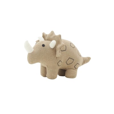 Cale-porte dinosaure en coton beige AUBRY GASPARD