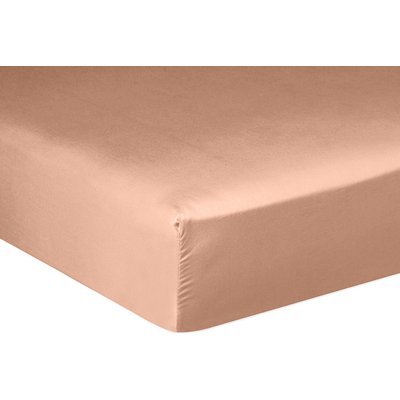 DRAP HOUSSE 1PCS 180X200CM BONNET:30CM 100% SATIN DE COTON 105 FILS BLANC BATON ROUGE