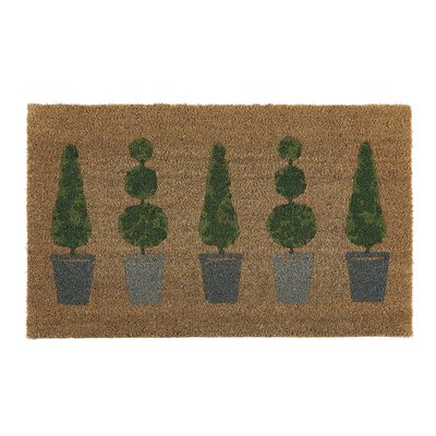 Topiary Printed Coir Doormat MY MAT COIR