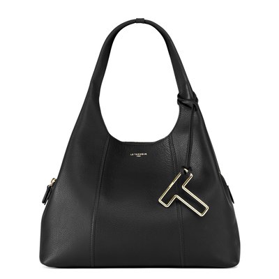 Sac porté épaule moyen modèle en cuir grainé JULIETTE LE TANNEUR