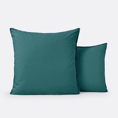 Scenario Plain 100% Organic Cotton Percale 200 Thread Count Pillowcase LA REDOUTE INTERIEURS