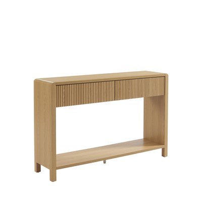 Console 2 tiroir en bois L120cm- PAULA DRAWER