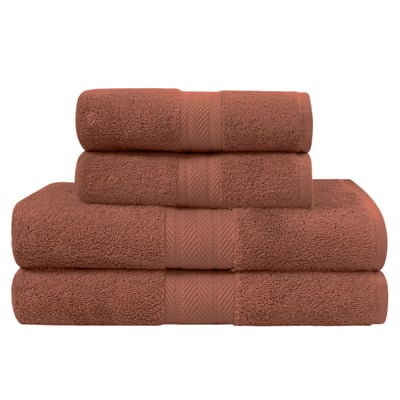 Ensemble Maxi bain 4 pièces (2 Maxi draps de bain + 2 serviettes) LUXURY SENSEI MAISON