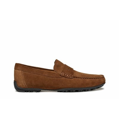 Ademende loafers in leer Kosmopolis + Grip GEOX
