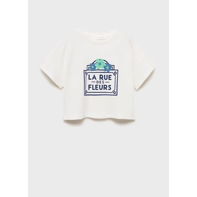T-shirt crop imprimé MANGO KIDS