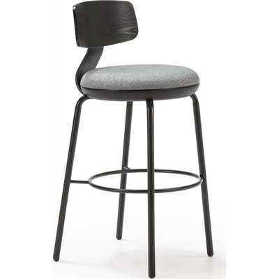 Chaise de bar en hêtre et métal RECOLLECTION