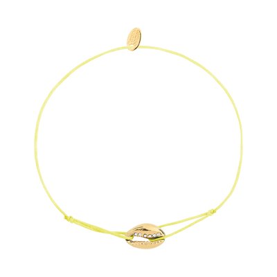 Bracelet cordon cauri mimosa CAROLINE NAJMAN