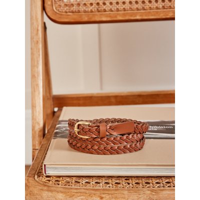 Ceinture tressée cuir CYRILLUS