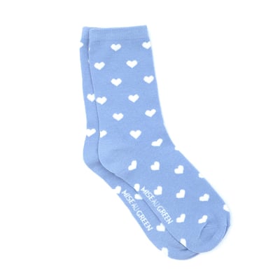 Chaussettes cœurs Guilio MISE AU GREEN