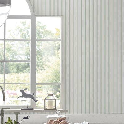 Papier peint Rayures bicolores Farnworth LAURA ASHLEY