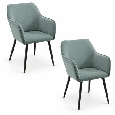Fauteuil de table en velours cotelé (lot de 2) MALMOE PIER IMPORT