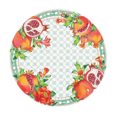 Petite assiette mélamine Seville 23 cm LES JARDINS DE LA COMTESSE