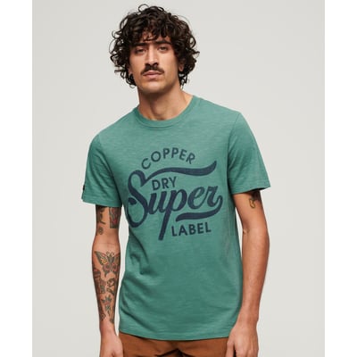 T-shirt Copper Label Script SUPERDRY