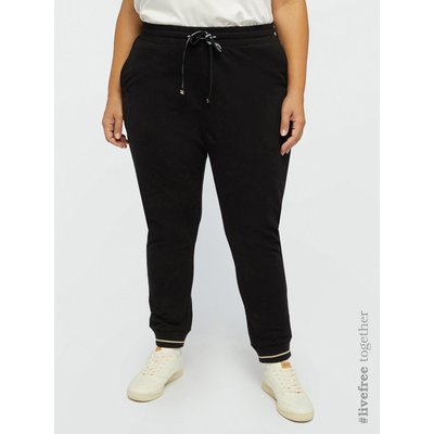 Pantalon noir bande rouge top