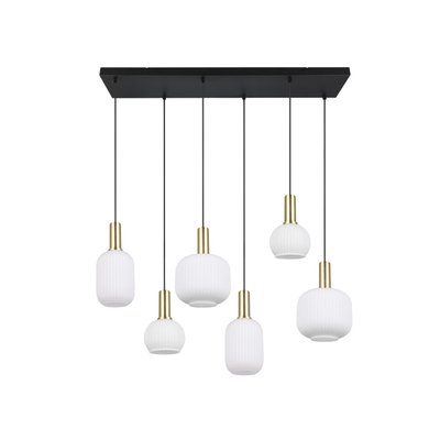 Suspension six lampes 92 cm Diva TRIO