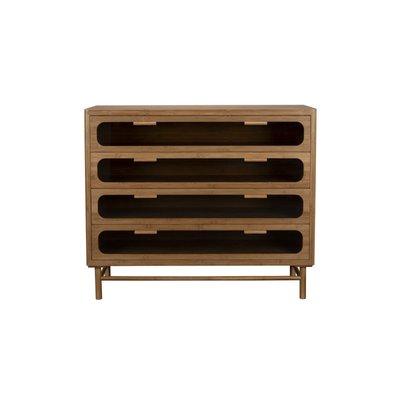Buffet Caroun, Rangement élégant en bambou carbonisé DUTCHBONE