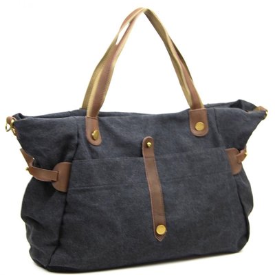 Sac de voyage cuir et toile FIDJI OH MY BAG