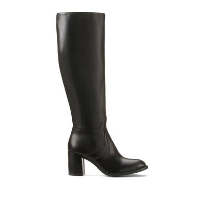 Stivali in pelle con tacco MJUS