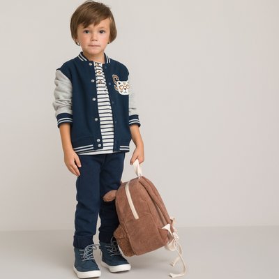Felpa con bottoni a pressione stile Teddy LA REDOUTE COLLECTIONS